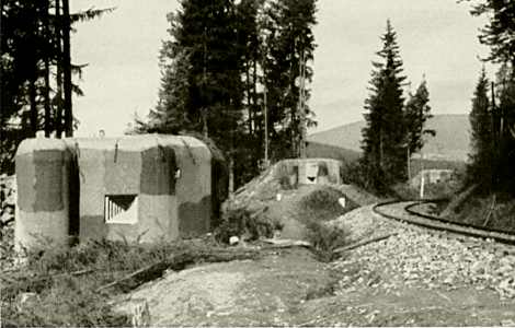A defence line of forts Mk. 37 in Sumava.