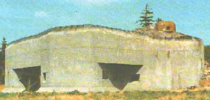 Photograph of the infantry blockhouse R-74